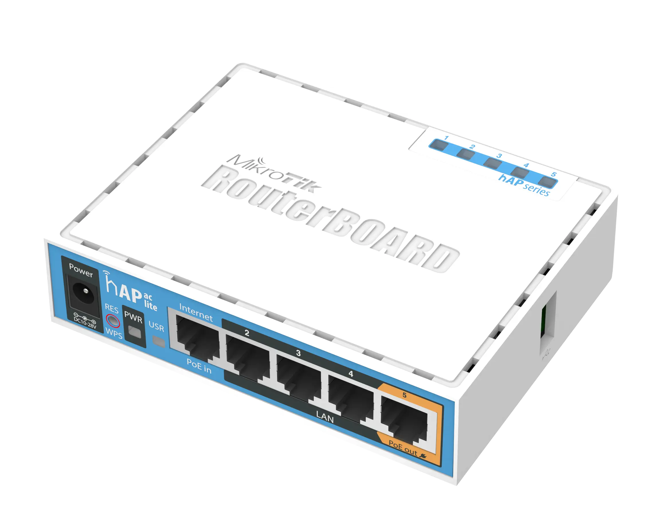 روتر و اکسس پوینت دوباند و AC750 میکروتیک hAP ac lite