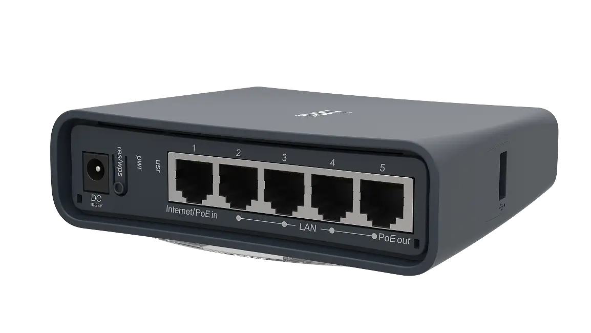 روتر و اکسس پوینت دوباند و AC750 میکروتیک hAP ac lite TC