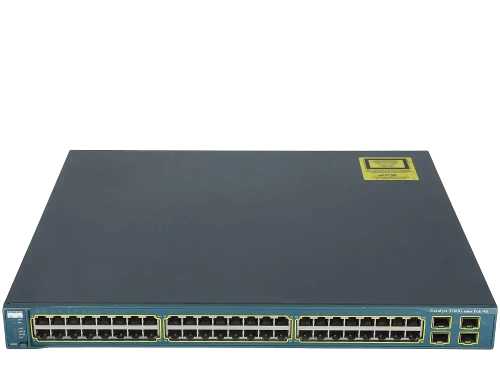 سوئیچ مدیریتی 48 پورت گیگابیتی POE سیسکو WS-C3560G-48PS-S