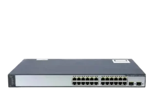 سوئیچ مدیریتی 24 پورت مگابیتی POE سیسکو مدلWS-C3750V2-24PS-S