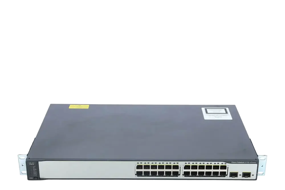 سوئیچ مدیریتی 24 پورت مگابیتی سیسکو مدل WS-C3750V2-24TS-S