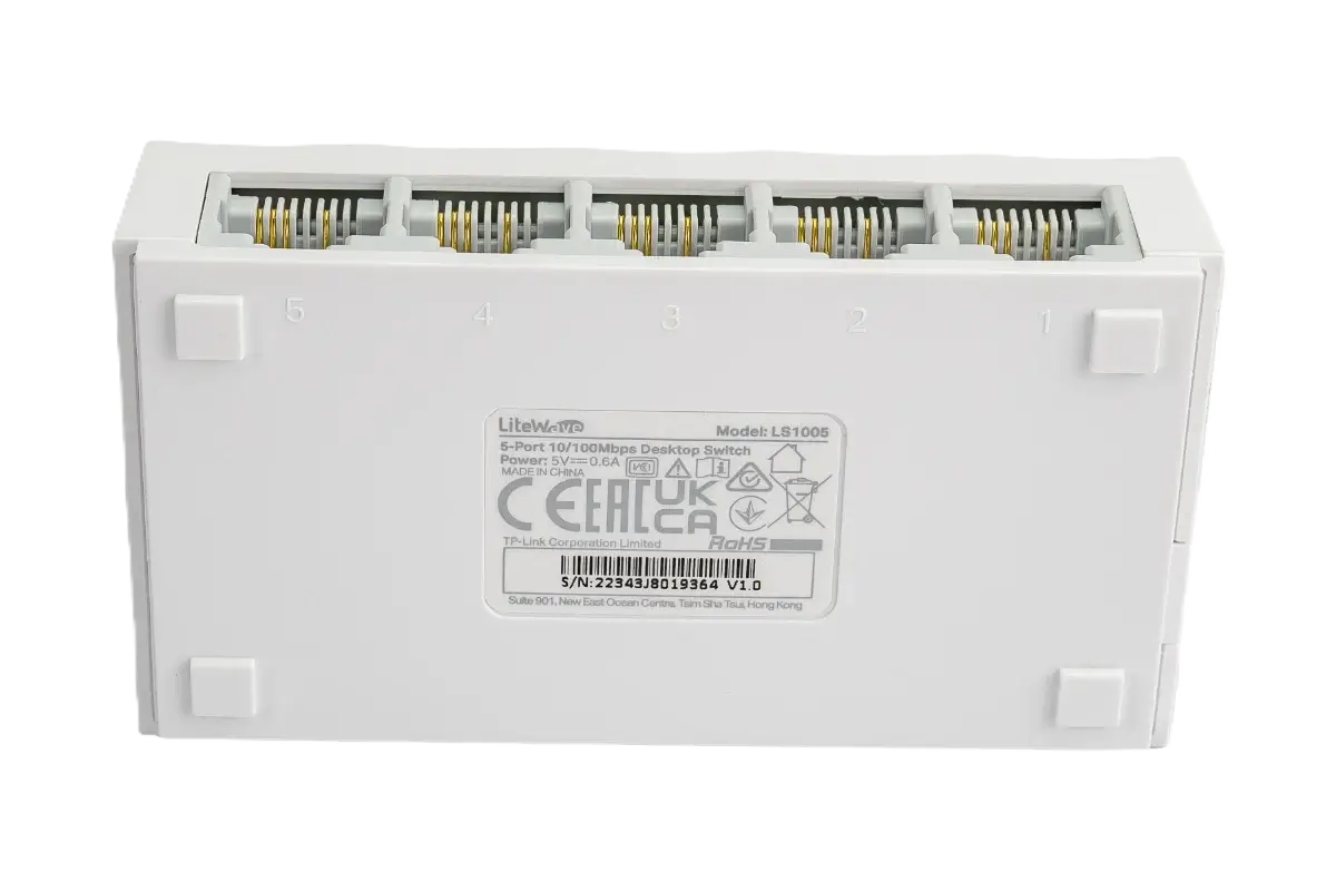 سوئیچ مگابیتی 5پورت دسکتاپ تی پی لینک مدل LS1005