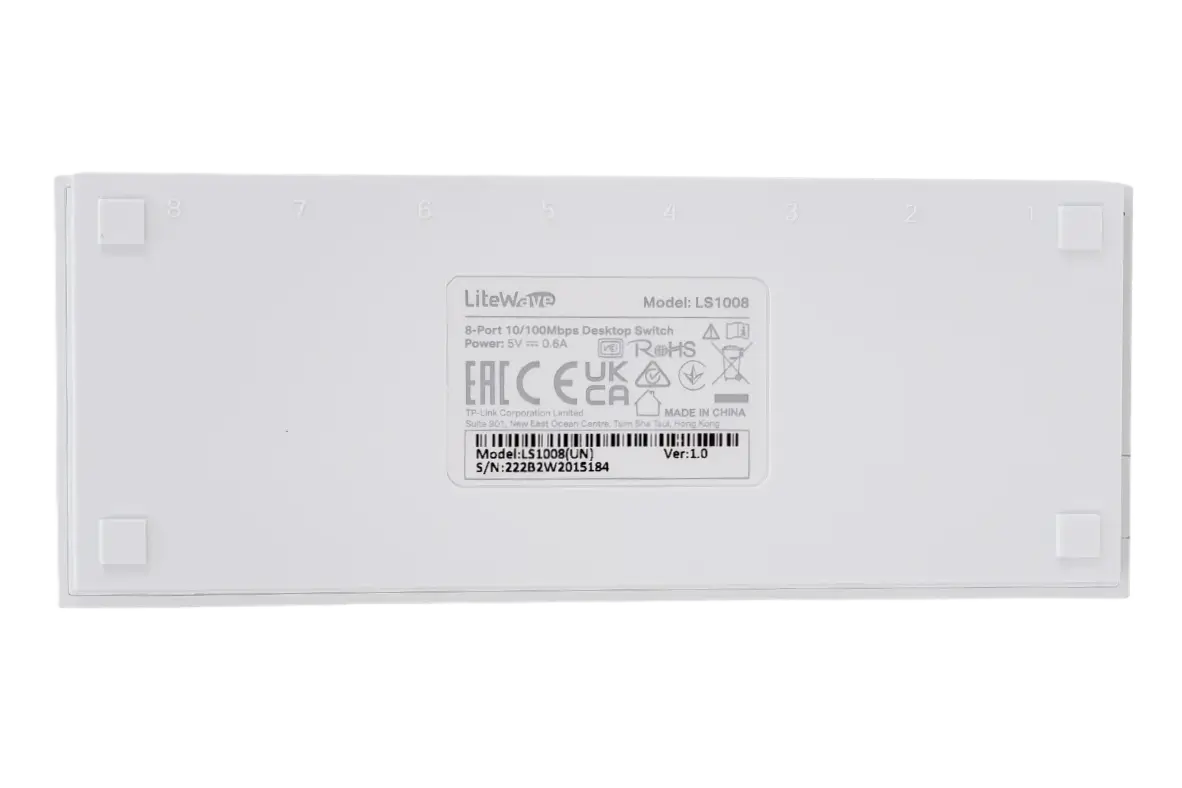 سوئیچ مگابیتی 8پورت دسکتاپ تی پی لینک مدل LS1008