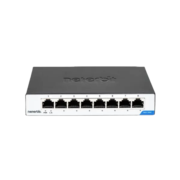 سوئیچ غیرمدیریتی 8 پورت مگابیتی نتربیت مدل NES-1008C