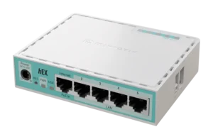 روتر شبکه 5 پورت گیگابیتی میکروتیک مدل hEX refresh