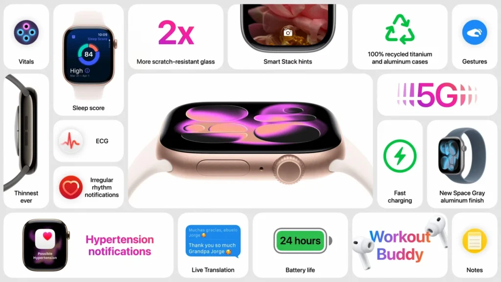 Apple watch series11 DAizima 1 3 - فروشگاه اینترنتی دایزیما ساعت هوشمند اپل واچ مدل Apple Watch 11 series 46mm
