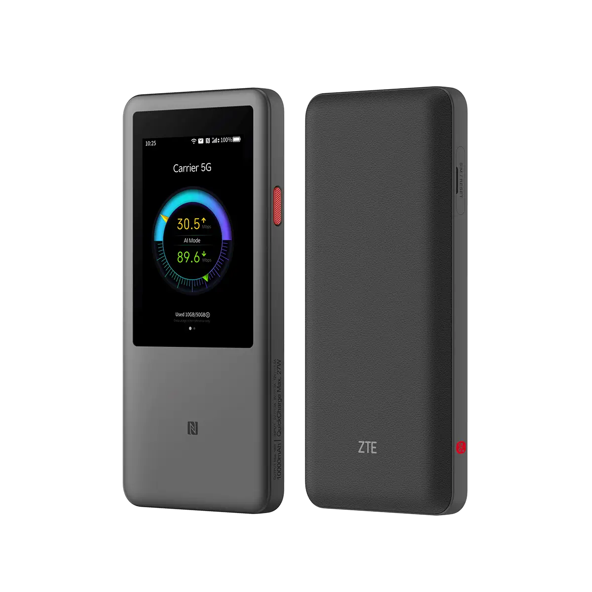 مودم همراه 5G/TD-LTE بیسیم و دوباند Wi-Fi7 زد تی ای U60 Pro