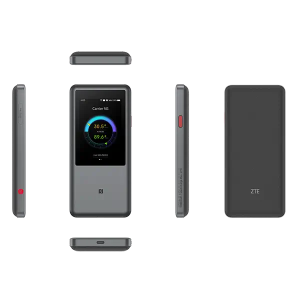 مودم همراه 5G/TD-LTE بیسیم و دوباند Wi-Fi7 زد تی ای U60 Pro