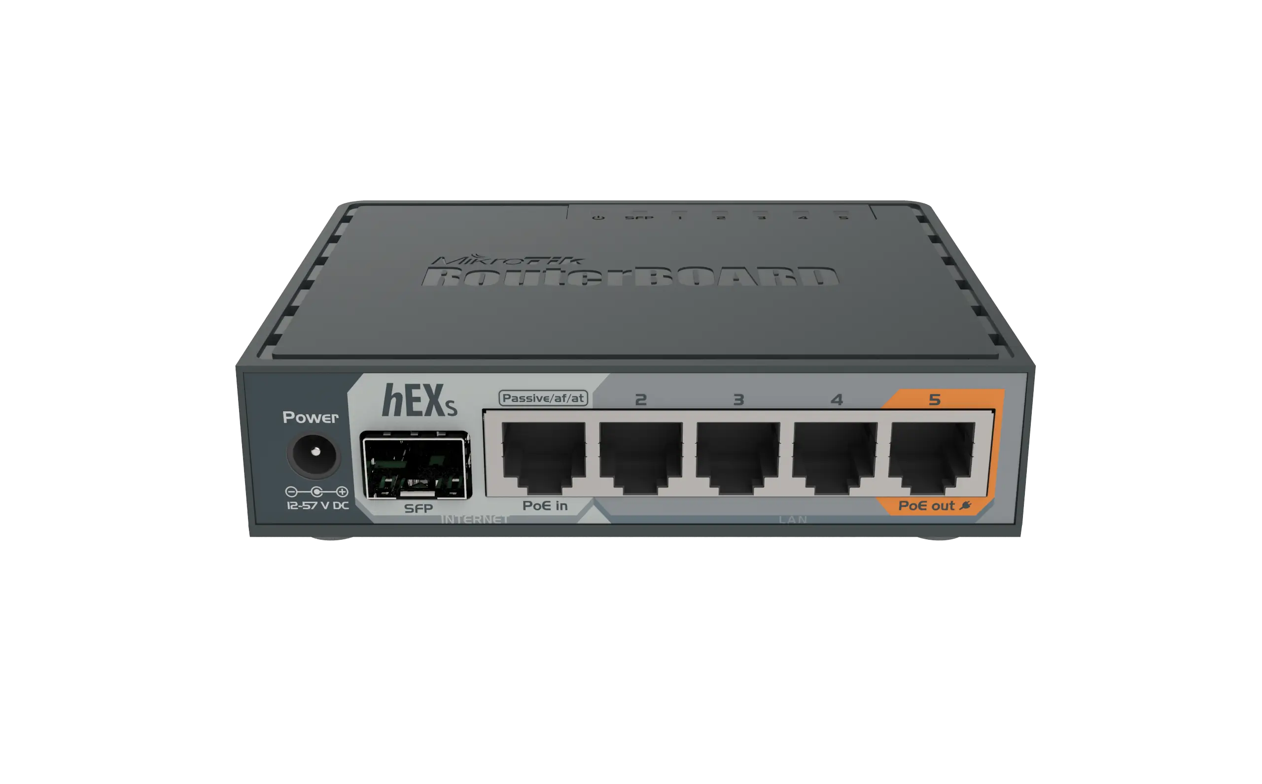 روتر شبکه 5 پورت گیگابیتی میکروتیک مدل hEX S