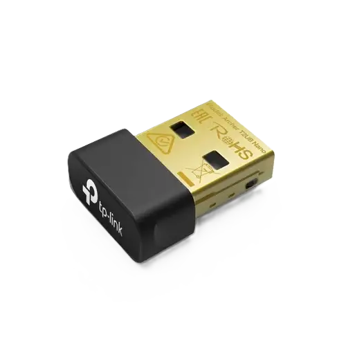 کارت شبکه بیسیم USB دوباند AC600 تی پی لینک Archer T2U Nano