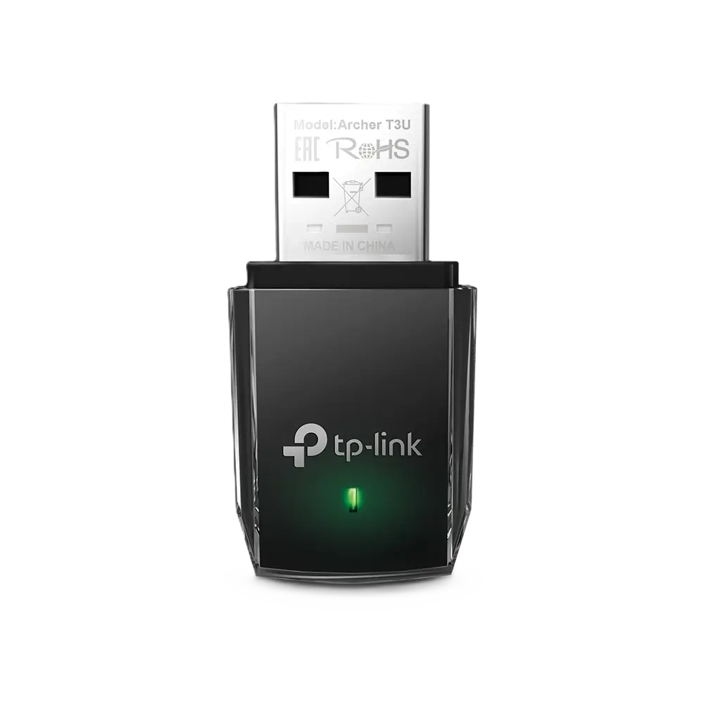 کارت شبکه بیسیم USB دوباند AC1300 تی پی لینک Archer T3U