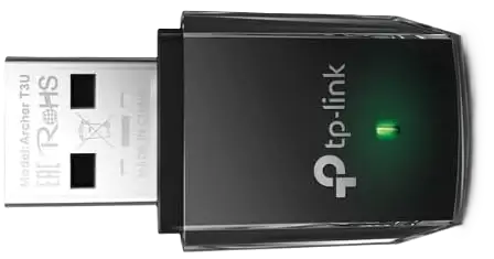 کارت شبکه بیسیم USB دوباند AC1300 تی پی لینک Archer T3U