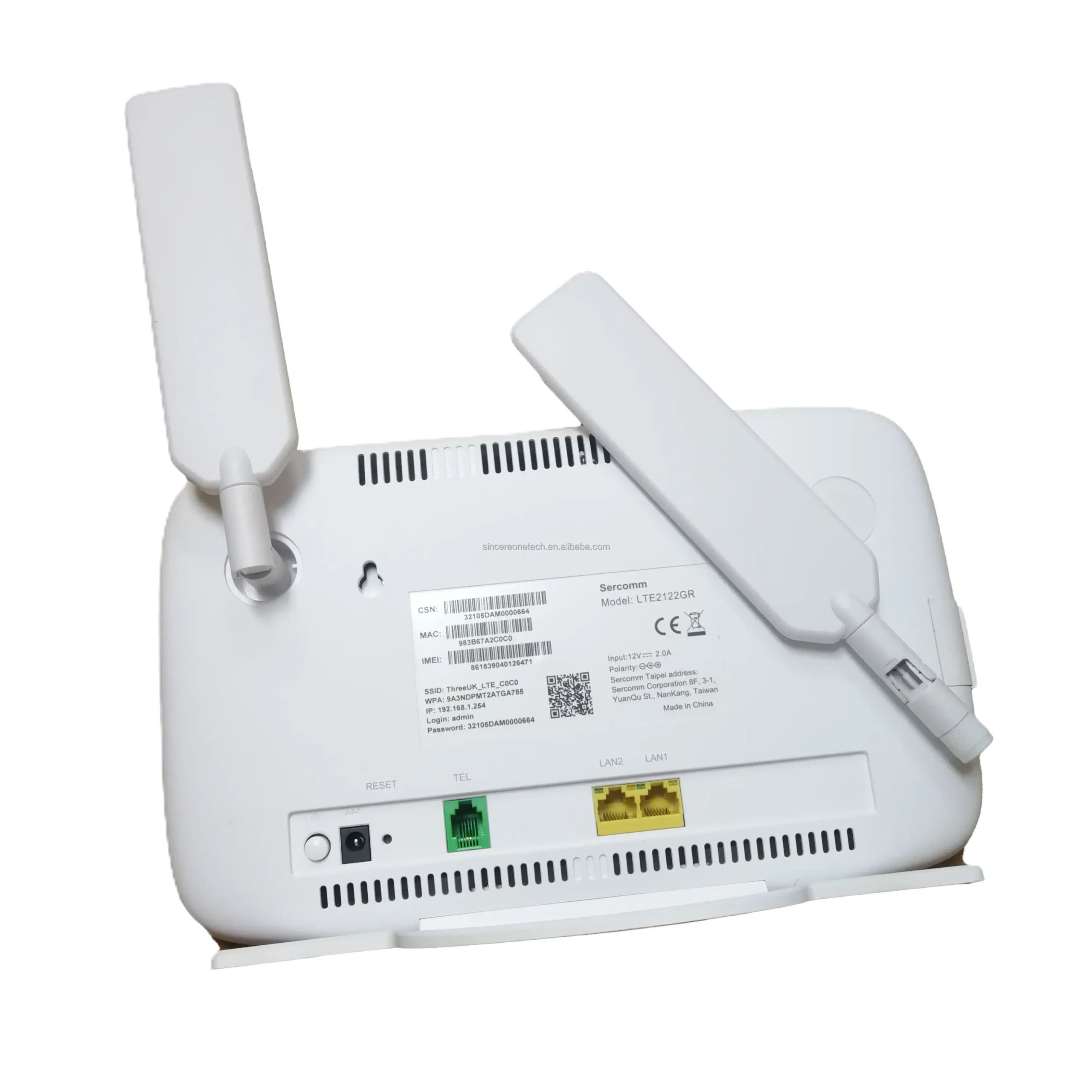 مودم روتر 4.5G/TD-LTE بی سیم و دوباند AC1200 سرکام LTE2122GR