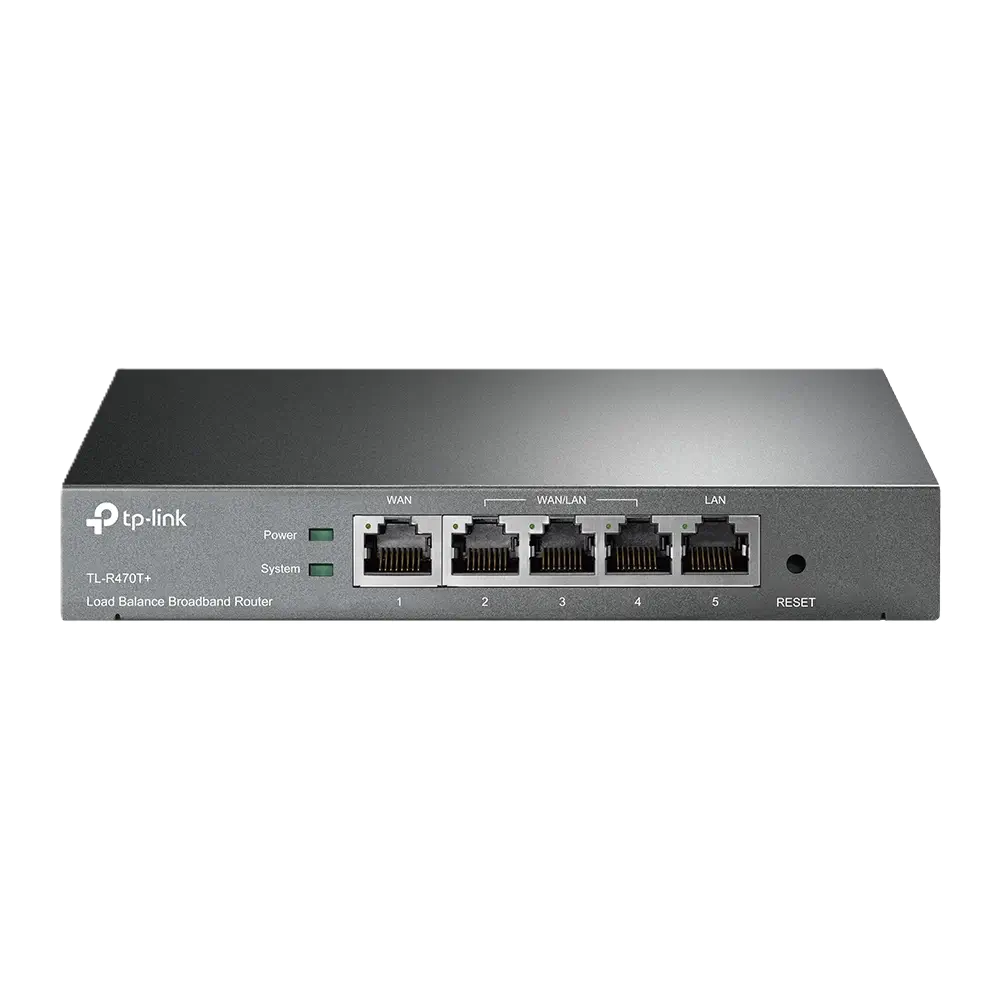 روتر 5 پورت و لود بالانس تی پی لینک مدل TL-R470T+