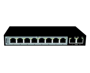 سوئیچ شبکه مگابیتی 10 پورت PoE دی لینک مدل DES-F1010P-E