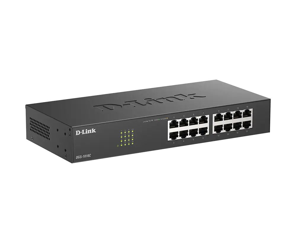 سوئیچ غیرمدیریتی 16 پورت گیگابیتی دی لینک مدل DGS-1016C