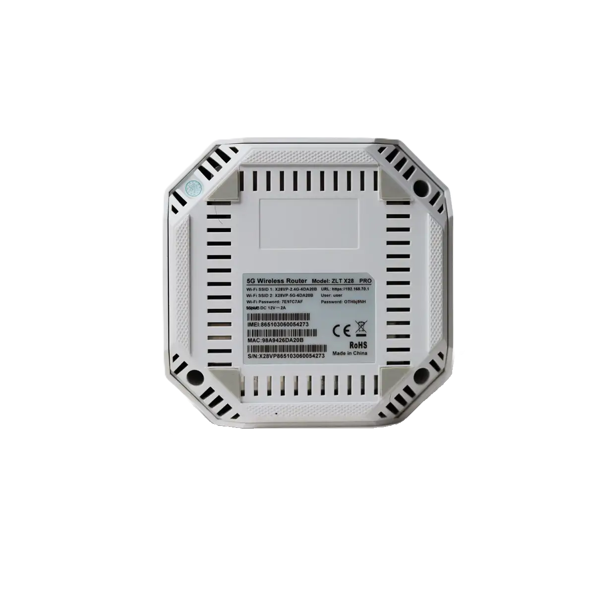 مودم روتر 5G/TDLTE بیسیم و دوباند دو مدل ZLT X28